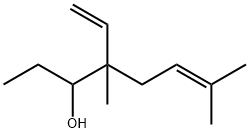 4,7-dimethyl-4-vinyloct-6-en-3-ol 结构式