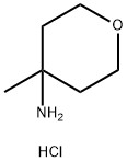 (4-甲基四氢-2H-吡喃-4-基)胺盐酸盐 结构式