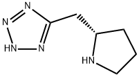 (S)-5-(吡咯烷-2-基甲基)-1H-四唑 结构式