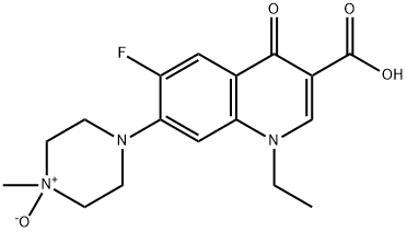 pefloxacin N-oxide 结构式