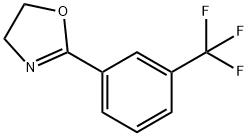 噁唑, 4,5-二氢-2-[3-(三氟甲基)苯基]- 结构式