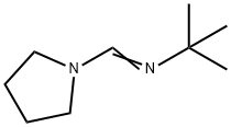 2-Propanamine, 2-methyl-N2-[1-tetrahydro-1H-1-pyrrolylmethylidene] 结构式