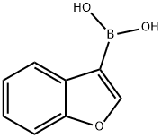 苯并呋喃-6-基硼酸 结构式