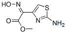 methyl 2-amino-alpha-(hydroxyimino)thiazol-4-acetate 结构式