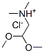 2,2-dimethoxyethyl(dimethyl)ammonium chloride 结构式