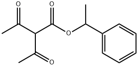 1-phenylethyl 2-acetylacetoacetate 结构式