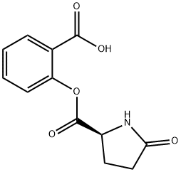 o-carboxyphenyl 5-oxo-L-prolinate 结构式