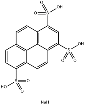 trisodium pyrene-1,3,6-trisulphonate  结构式