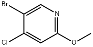 5-溴-4-氯-2-甲氧基吡啶 结构式