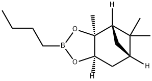 正丁基硼酸(1S,2S,3R,5S)-(+)-2,3-蒎烷二醇酯 结构式