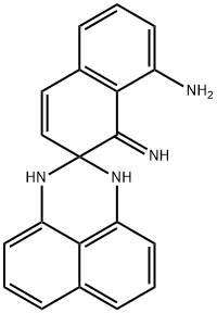 2,3-二氢-2-螺-7'-[8'-亚氨基-7',8'-二氢萘-1'-胺]呸啶 结构式