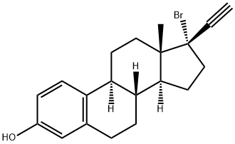 17-bromoethinylestradiol 结构式