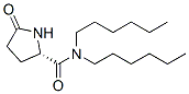 (S)-N,N-dihexyl-5-oxopyrrolidine-2-carboxamide 结构式