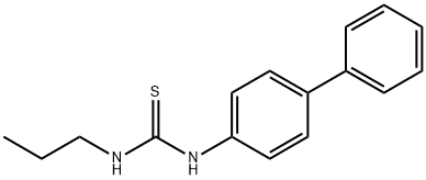 1 - ([1,1'-联苯] -4-基)-3-丙基硫 结构式