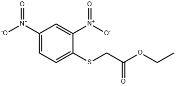 2-(2,4-二硝基苯基)硫基乙酸乙酯 结构式