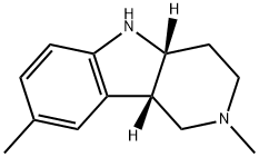 2,8-二甲基-2,3,4,4A,5,9B-六氢-1H-吡啶并[4,3-B]吲哚二盐酸盐 结构式