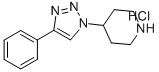 4-(4-苯基-1H-1,2,3-三唑-1-基)哌啶盐酸盐 结构式