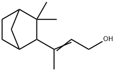 3-(3,3-dimethylnorbornyl)-2-buten-1-ol 结构式