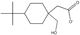 4-(1,1-dimethylethyl)cyclohexylmethyl acetate 结构式