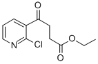 ETHYL 4-(2-CHLORO-3-PYRIDYL)-4-OXOBUTYRATE 结构式