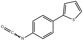 2-(4-ISOCYANATOPHENYL)THIOPHENE 结构式