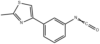 4-(3-ISOCYANATOPHENYL)-2-METHYL-1,3-THIAZOLE 结构式