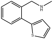 N-甲基-N-(2-噻吩-2-苄基)甲胺 结构式
