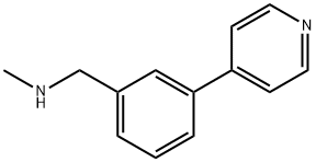 N-甲基(3-(4-吡啶基)苯基)甲基胺 结构式