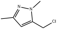 5-氯甲基-1,3-二甲基-1H-吡唑 结构式