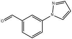 3-(1H-吡唑-1-基)苯甲醛 结构式