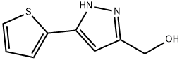 (5-THIEN-2-YL-1H-PYRAZOL-3-YL)METHANOL 结构式