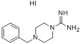 4-BENZYLPIPERAZINE-1-CARBOXIMIDAMIDE HYDROIODIDE 结构式