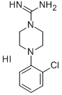 4-(2-CHLOROPHENYL)PIPERAZINE-1-CARBOXIMIDAMIDE HYDROIODIDE 结构式