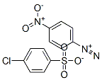p-nitrobenzenediazonium p-chlorobenzenesulphonate  结构式