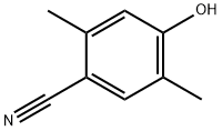 2,5-二甲基-4-羟基苯腈 结构式