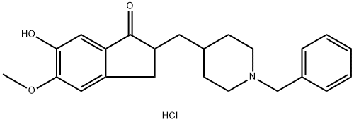 盐酸多奈哌齐6-O-地甲基酯 结构式