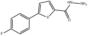 5-(4-氟苯基)噻吩-2-甲酰肼 结构式