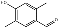 2,5-二甲基-4-羟基苯甲醛 结构式
