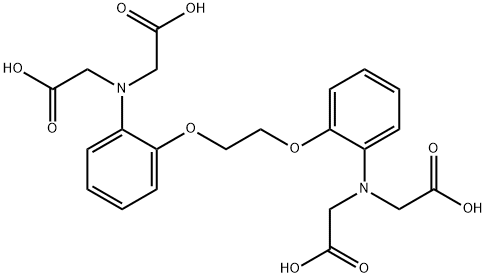 1,2-双(2-氨基苯氧基)-乙烷-N,N,N`,N`-四乙酸 结构式