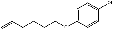 4-(己-5-烯-1-基氧基)苯酚 结构式