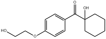 (1-羟基环己基)[4-(2-羟基乙氧基)苯基]甲酮 结构式