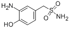 2-氨基-1-苯酚-4-甲基磺酰胺 结构式