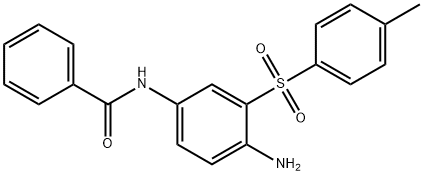 N-[4-amino-3-[(p-tolyl)sulphonyl]phenyl]benzamide 结构式