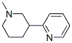 N-methyl-3-(2-pyridyl)piperidine 结构式