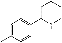 2-(4-甲基苯基)哌啶 结构式