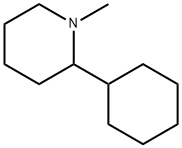 2-cyclohexyl-1-methylpiperidine  结构式