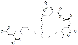 1,2,3-propanetriyl tris(2-ethylhexyl) trimaleate 结构式