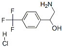 2-AMINO-1-(4-TRIFLUOROMETHYL-PHENYL)-ETHANOL HCL 结构式