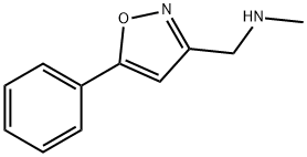 N-METHYL(5-PHENYLISOXAZOL-3-YL)METHANAMINE HYDROCHLORIDE 结构式