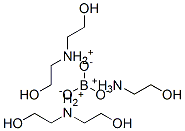 bis[bis(2-hydroxyethyl)ammonium] (2-hydroxyethyl)ammonium orthoborate  结构式